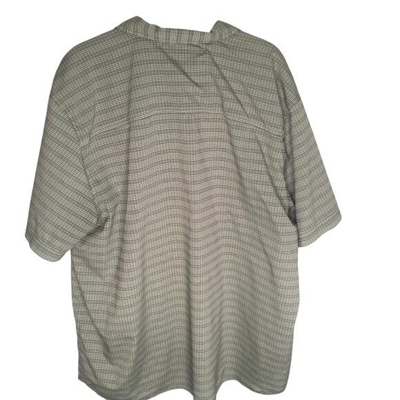 5.11 Tactical Shirt Mens Extra Large Gray Plaid Short Sleeve Button Up Outdoor - Picture 6 of 13